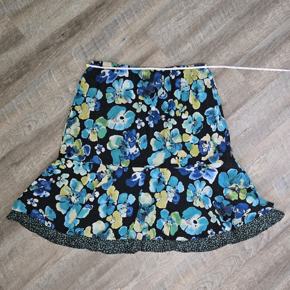 Christopher & Banks Reversible Floral Women's Skirt - Picture 6 of 10